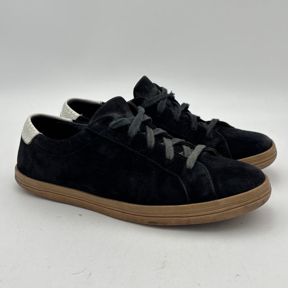 Freda Salvador Black Suede Sneakers Shoes Women's 8 Casual Indie